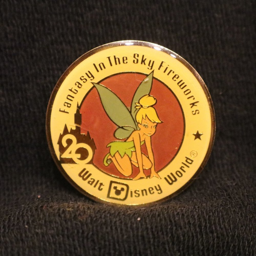 Disney - 20th Anniversary Pin - Fantasy in the Sky Fireworks - Tinkerbell